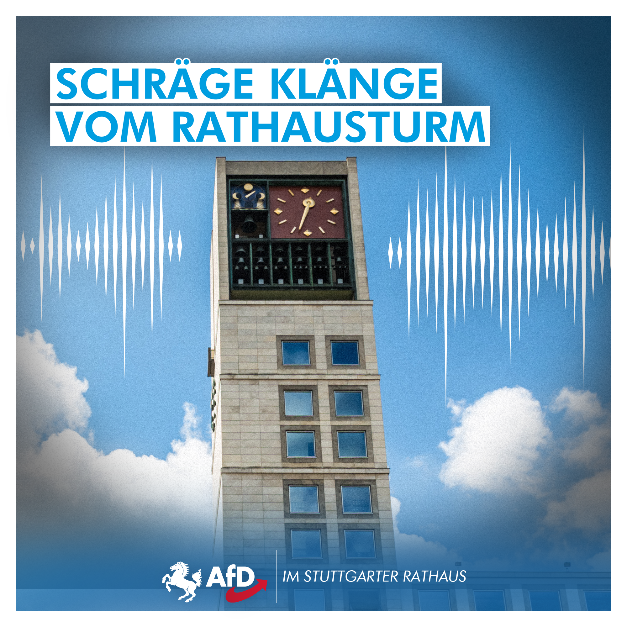 Schräge Klänge vom Rathausturm