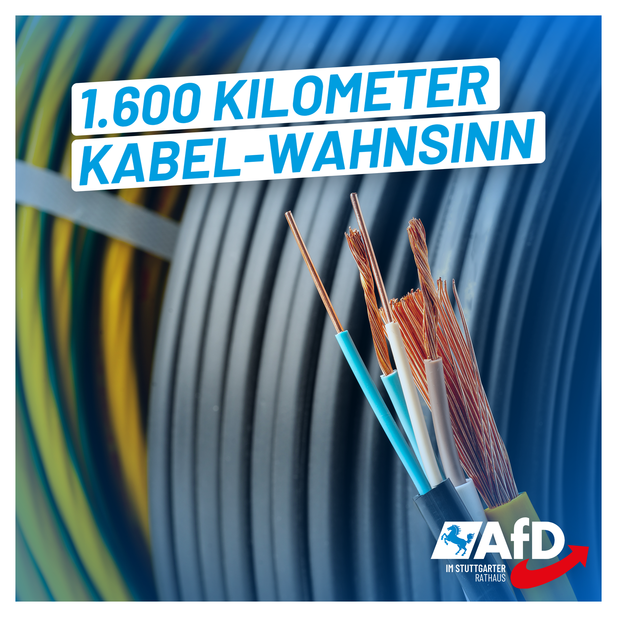 1.600 Kilometer Kabel-Wahnsinn
